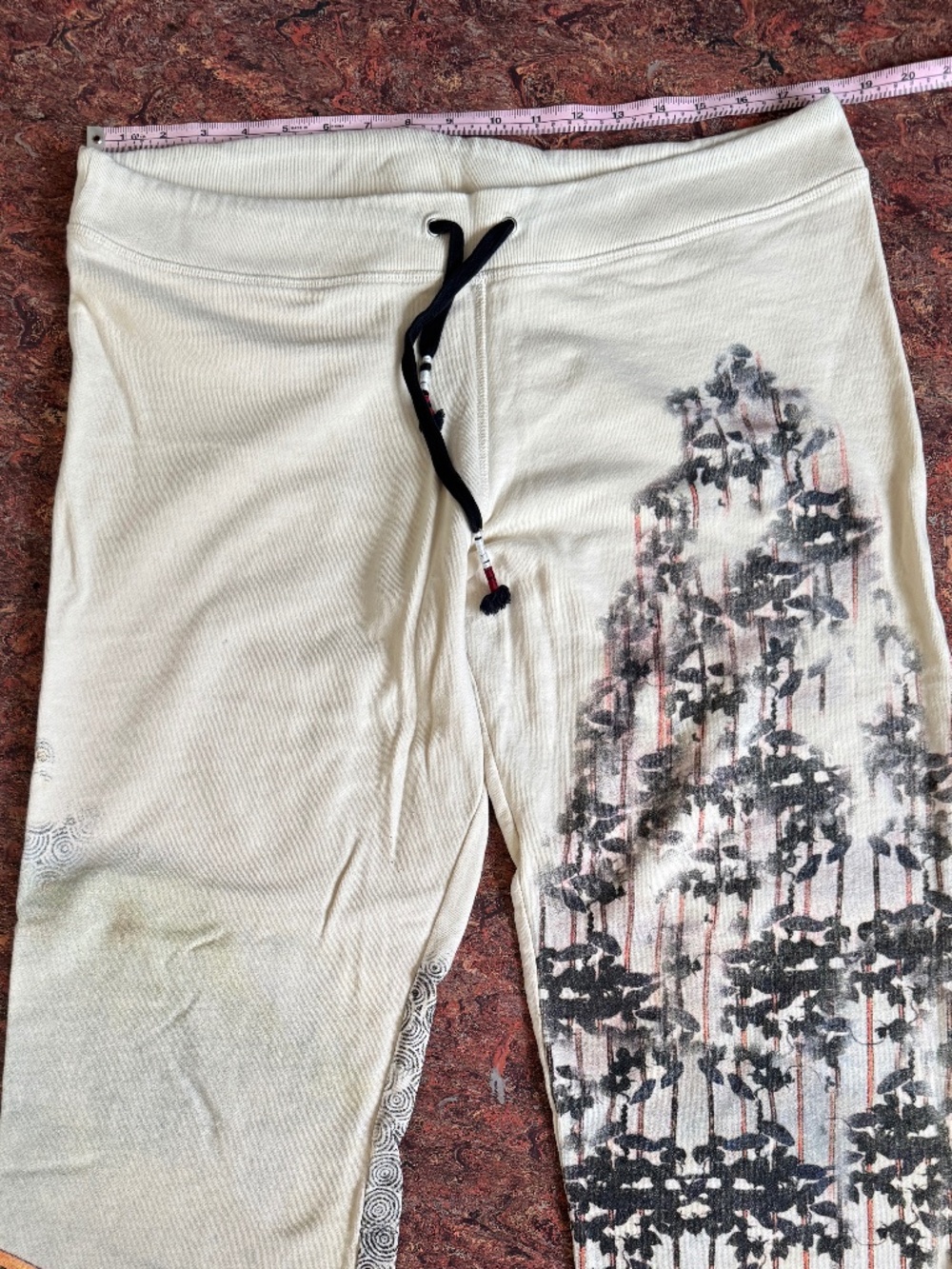 Paparazzi By Biz Asian Themed 100% Cotton Sweatpants XL - Picture 3 of 9